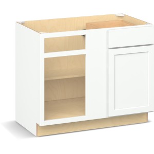 Reliabilt Parkstone II Reliabilt Parkstone II Brilliant White Blind Base Cabinet, 42-in, 1 Drawer - 641580 | Lowe's Pro Supply